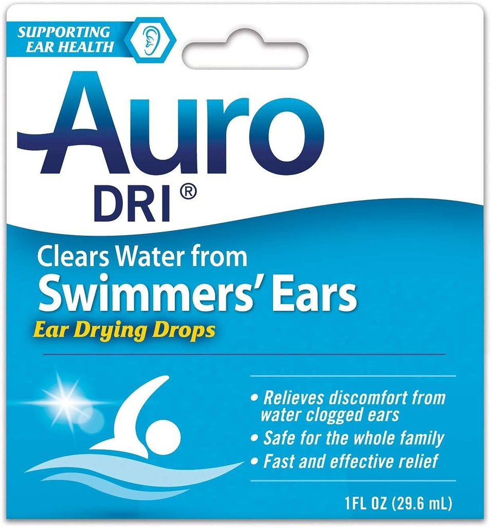 Auro Dri Ear Drops Tamanho: 1 Oz