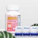 HealthA2Z® Mega pacote de poupanças: Subsalicilato de bismuto 262mg, 100 comprimidos mastigáveis e 7- dia XL comprimidos Organizador