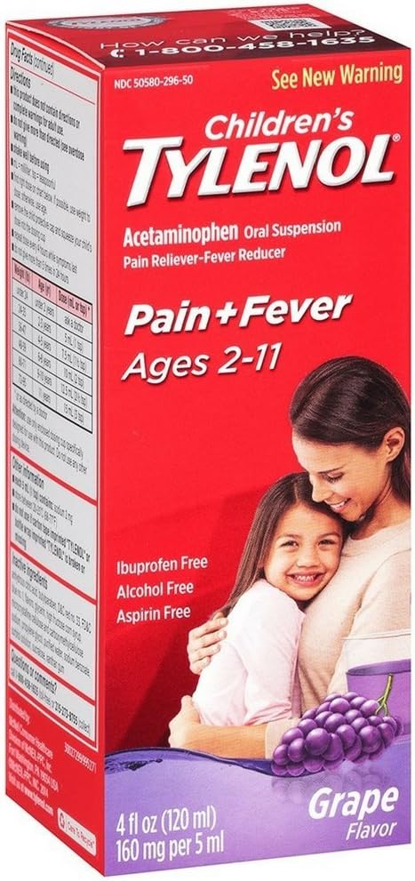 TYLENOL Flavor 4 onças (Pacote de 4)