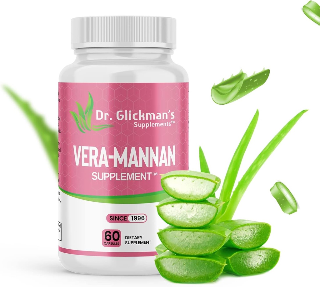 Vera-manan Aloe Vera Suplemento, 1 Frasco, 60 Cápsulas