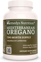 Nutrição Remedy Mediterrâneo Orégano ou 1.000 mg, 60 Vegan Cápsulas Herbal Suplemento Dietário