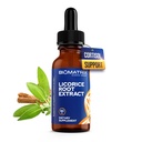 BioMatrix Licorice Root Extract (1200 gotas 2 fl. oz) Ingrediente mais ativo do que marcas concorrentes (0,87 mg Glycyrrhizin por gota), menos doses necessárias, concentradas, aumentar o cortisol, energia