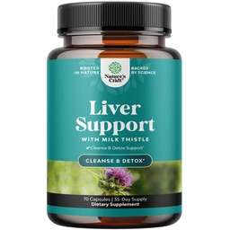 Liver Cleanse Detox & Repair - Suplemento de cardo de leite para Digestion & Saúde Imune - Raiz de gengibre, cholina e raiz de dente-leão - suporte de fígado de ervas com silymarin, beterraba e alcachofra - 70 Contagem