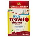 Lil' Giggles Kids medicated pirulitos - doce alívio gentil para crianças e não-drowsy - para doença do carro, náuseas de viagem e movimento alívio doença - Homeopático Remedy amor infantil - Cherry Flavor 12 CT