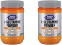 NOW Foods L-Glutamina Pure Powder, 16 Onça (Pacote de 2)