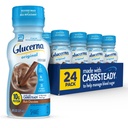 Glucerna Original Diabetes Care Shake, Chocolate rico, Substituição de refeições diabéticas para apoiar o gerenciamento de açúcar no sangue, 10g de proteína, 180 calorias, pronto para beber, garrafa de 8-fl-oz, pacote 24