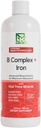 Nanonutrition B Complex + Ferro ; Nanotecnologia lipossômica 100% Ingredientes Naturais ; 16 Fl. Oz.