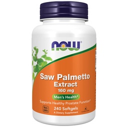 Now Foods - Saw Palmetto Extract 160 mg. - 240 Softgels