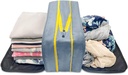 Biaggi Ultimate Compression ZipCube Conjunto de 2 - Expansíveis sacos de organizador de viagem para malas, cubos de embalagem leve para mulheres e homens Acessórios de viagem
