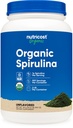 Nutricost espirulina orgânica pó 2 LB - pura, certificada espirulina orgânica