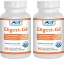 Digest-GI Enzima Digestiva - (90 x 2) Cápsulas Vegetarianas-Digestão e Alívio Bloating para Mulheres e Homens
