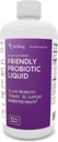Dr. Berg's Friendly Probiotic Liquid Supplement Drink Mix w/ 12 Live Probióticos Strains & Lactobacillus Acidophilus - Saúde Digestiva, Sistema Imune & Gut Suporte para Homens Mulheres e Crianças - 1 Mês de Fornecimento