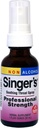 Herbs Etc. Singer's Saving Grace Força profissional Spray Não-Alcohol - Suporte de ervas para a garganta calmante - Garganta Spray Comfort com Yerba Mansa & Alcaçuz - 1 fl oz (cerca de 75 Servings)