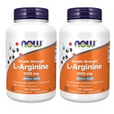 Agora Alimentos Arginina 1000mg, 120 abas (Pack de 2)