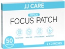 JJ Care Focus Patch - Pacote de 50 Patches All-Natural Focus Plus para Adultos, Suporte à Concentração, Foco e Memória