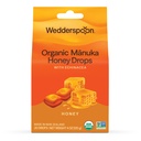 Wedderspoon Organic Manuka Honey Drops, Honey & Echinacea, 20 Count (Pack of 1)