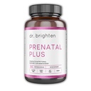 Dr. Brighten Pré-Natal Plus - Formulação feminina, Vitaminas B Ativas, Minerais, Antioxidantes para grávidas ou mães de enfermagem, Não-GMO Vegan, Sem glúten, Sem Soy - 180 Cápsulas