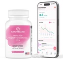 Natureland 40 Contagem, 600mg Supositórios vaginais de ácido bórico, Made in USA, Restaure pH Balance and Reduc Dryness, Odores, Itchiness, and Discharge, Support Intimate Health (40 Contagem de 1))