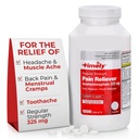 Time-CAP LABS, INC. Acetaminofeno Temporal 325 MG Comprimidos Contagem 1000 - Alívio da Dor de Força Regular - Cãibras Menstruais, Redução da Febre, Dor Menor de Artrite