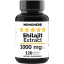 MONOHERB Shilajit Extract 1000 mg - 120 Cápsulas Vegetarianas