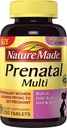 Natureza Made Pré-Natal Multi, 250 comprimidos, ácido fólico + 17 vitaminas pré-natais e minerais para apoiar o desenvolvimento do bebê e mamãe, vitamina D3, cálcio, ferro, iodo, vitamina C, e mais