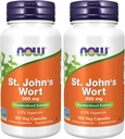 Now Supplements, St. John's Wort (Hypericum perforatum) 300 mg, Extracto Normalizado, 100 Cápsulas Veg (Pacote de 2)