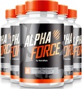 NutraRize (Pacote de 5 Cápsulas Alpha Force, Todos os comprimidos naturais para apoiar energia e desempenho, Fórmula Nutricional para a Saúde Global, Revisão Oficial AlphaForce (300 Cápsulas)