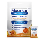 Mucinex Instasoote Gotas de alívio da garganta dolorida, Lozenges de garganta dolorida, Medicina da garganta dolorida com hexirresorcinol, Gotas de tosse Alternativas, mel & Echinacea Flavor, 40 ct