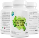 Advanved Ivory White Skin Caps - Potência Máxima 2028 mg Glutationa Skin Whitening 90 Cápsulas - GSH - Melhor Whitener- Whitens/Alumia a sua pele Tom-Natural Dark Spot Remover-Doctor Formulado
