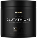 ELMNT 2150mg Super lipossomal Glutationa Suplemento w. Vitamina C, Quercetin & Pure L Glutationa 2000mg Triple Action Fórmula Glutationa Suplemento lipossômico w. Camada fosfolipídica - 90 comprimidos, Não-GMO