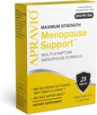Suporte à menopausa, alívio da menopausa para as mulheres, reduzir os flashes quentes, suores noturnos e swings de humor, equilíbrio máximo do hormônio da força, 28ct