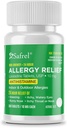 Safrel Alergia 10mg Comprimidos □ Medicina de alívio de alergia 24 horas não-drowsy □ Suporte de anti-histamínico para Nariz Runny, espirros, Comichão, Olhos Aguados (300 Contagem de 1))