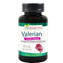 Cápsulas de Raiz Valeriana Organic 500mg Herb Extract Suplemento 100 comprimidos