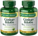 A recompensa da natureza Ginkgo Biloba 60 Mg, 200 Cápsulas (17243) (Pacote de 2)