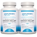 P Puregen Labs Cough Relief for Adults Dextromethorphan HBr 15mg (120 Softgels) 8 horas, não-drowsy, Long-Lasting Bronchial Supressant (Ages 12+) Compare com Robafen e Robitussin 2Pack