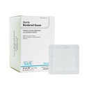DermaRite's Sterile Bordered Gauze Dressing with Adhesive Border - Flexível Não-Linting Material, First-Aid, Embalado individualmente - 2 in. x 3-3/4 in., 1 Conde, 50 Packs, 50 Total