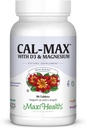Cálcio 1000 mg com vitamina D3 (400 UI) e magnésio (750 mg) - Suplemento dietético para osso, dentes, suporte articular - para homens e mulheres - 90 comprimidos
