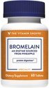 A vitamina Shoppe Bromelain 500MG & 2.000 GDU, Suporta Digestão e Absorção de Proteínas, Enzima Fonte de Abacaxis (60 Cápsulas)