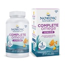 Nórdico Naturals Complete Omega Jr., Limão - 180 Mini Geles Macios - 283 mg Total Omega-3s & 35 mg GLA - Cognição Saudável, Função do Sistema Nervoso - Não-GMO - 90 Servimentos