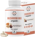 Cápsulas Orgânicas Misturadas de Cogumelo Suplemento Natural Cordyceps Sinensis, Reishi, Mane de Leão, Turquia Tail .