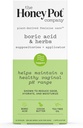 The Honey Pot Company Supositórios de Ácido Bórico e Ervas de 7 dias - Mantém e Equilibra pH vaginal saudável, Gerencia Odor, Hidratos, & Hidrata - Ginecologista testado