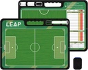 LEAP treinador placa Premium Tactical Clipboard Dois lados com Full & Half Court Dry Apagar placa Marker para basquete, beisebol, futebol, futebol, hóquei
