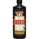 Líquido de Linho Orgânico de Barlean, Sementes de Linho de imprensa fria, 7,640mg ALA Omega 3 Suplemento de Ácido Gordo para Saúde Conjunta e Coração & Digestão Saudável, 32 onças