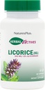 NaturesPlus Herbal Actives Alcaçuz (DGL) 500 mg - 60 Cápsulas, Pacote de 4 - Suporta Digestão Saudável e Bem-Estar Geral - Vegetariano, Glúten Livre - 240 Total Servings