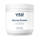 Nutrientes Vital Glycine Powder 250g □ Ácido de Amino para promover o sono descansado, alívio de estresse, memória e suporte cognitivo* • Vegan Glycine Supplement □ Gluten, Lacticínio, Soy Free