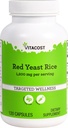 Vitacost Red Yeast Rice - 1200 mg - 120 Cápsulas Vegetarianas