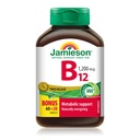 Jamieson Vitamina B12 (Cobalamina) 1200mcg, libertação cronometrada, 80 comprimidos