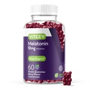 Viteey Melatonin Gummies 10mg - Pastilhas de dormir para adultos Melatonina de força extra - Vegan, OGM Grátis, Gluten Free - 60 Contagem