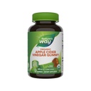 Nature’s Way Organic Apple Cider Vinagre Gummies, 500 mg Organic Apple Cider Vinagre por 2-Gummy Serving, Apple Flavored, 60 Gummies (Packaging May Vary)