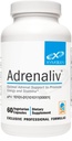 XYMOGEN Adrenaliv - Suplemento de suporte adrenal para promover a resposta do corpo ao estresse, promover energia e resistência - Rhodiola Rosea, Eleuthero, Complexo adrenal, Alcaçuz, Vitamina B6 (60 cápsulas)